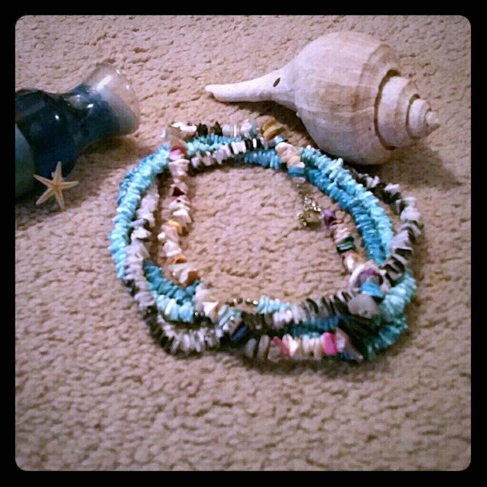 SOLD Hawaiian Surfer Shell Necklaces
